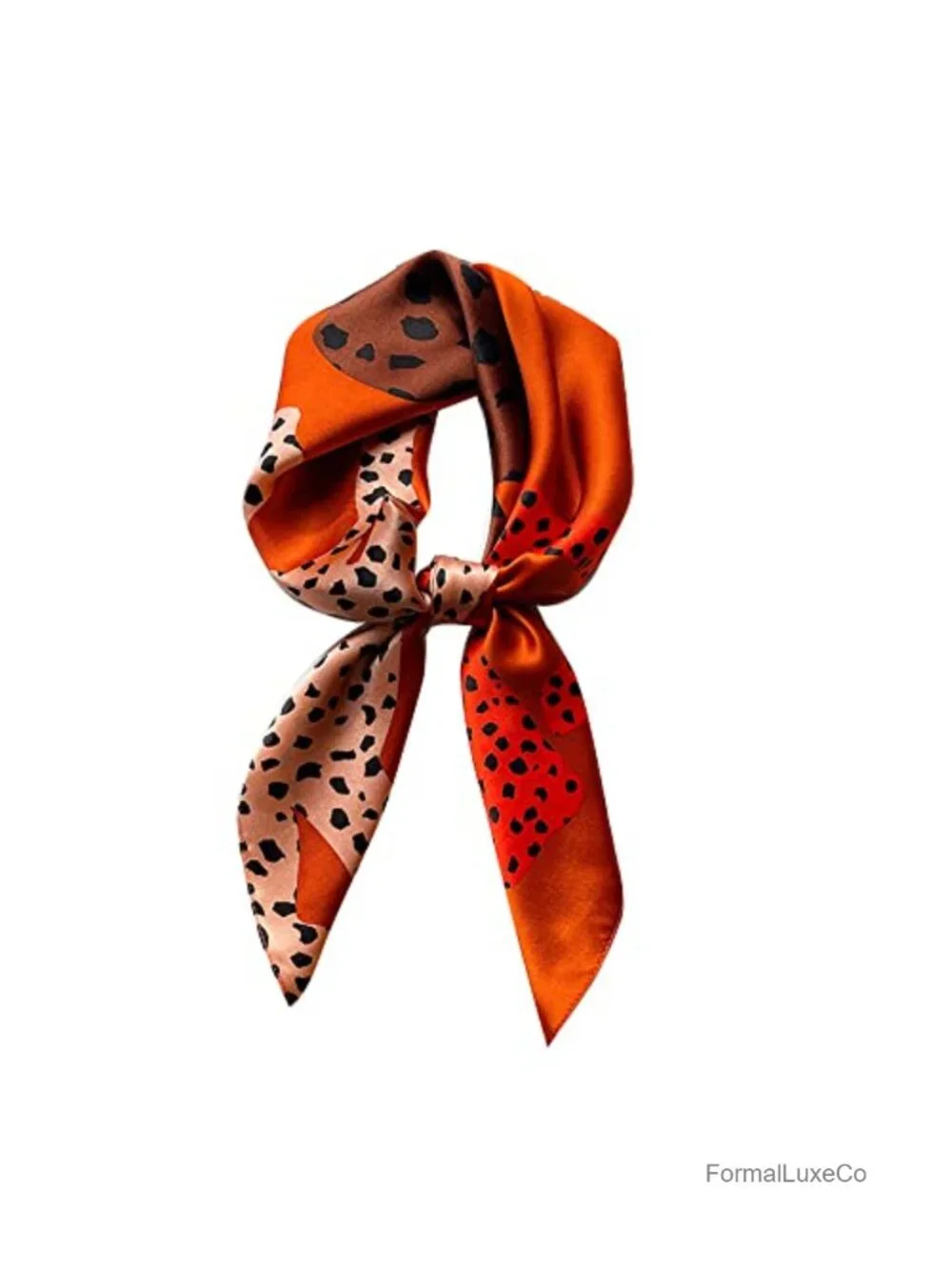 100% Pure Mulberry Silk Square Scarf - Neck, Head, Hair Wrap - 26x26 Inches